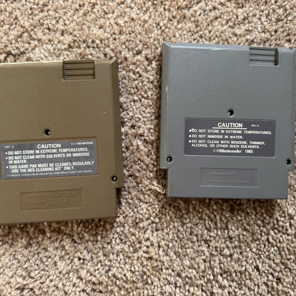 Nintendo NES Game Cartridges - Gray Shells with Colorful Label Art - Picture 4 of 4